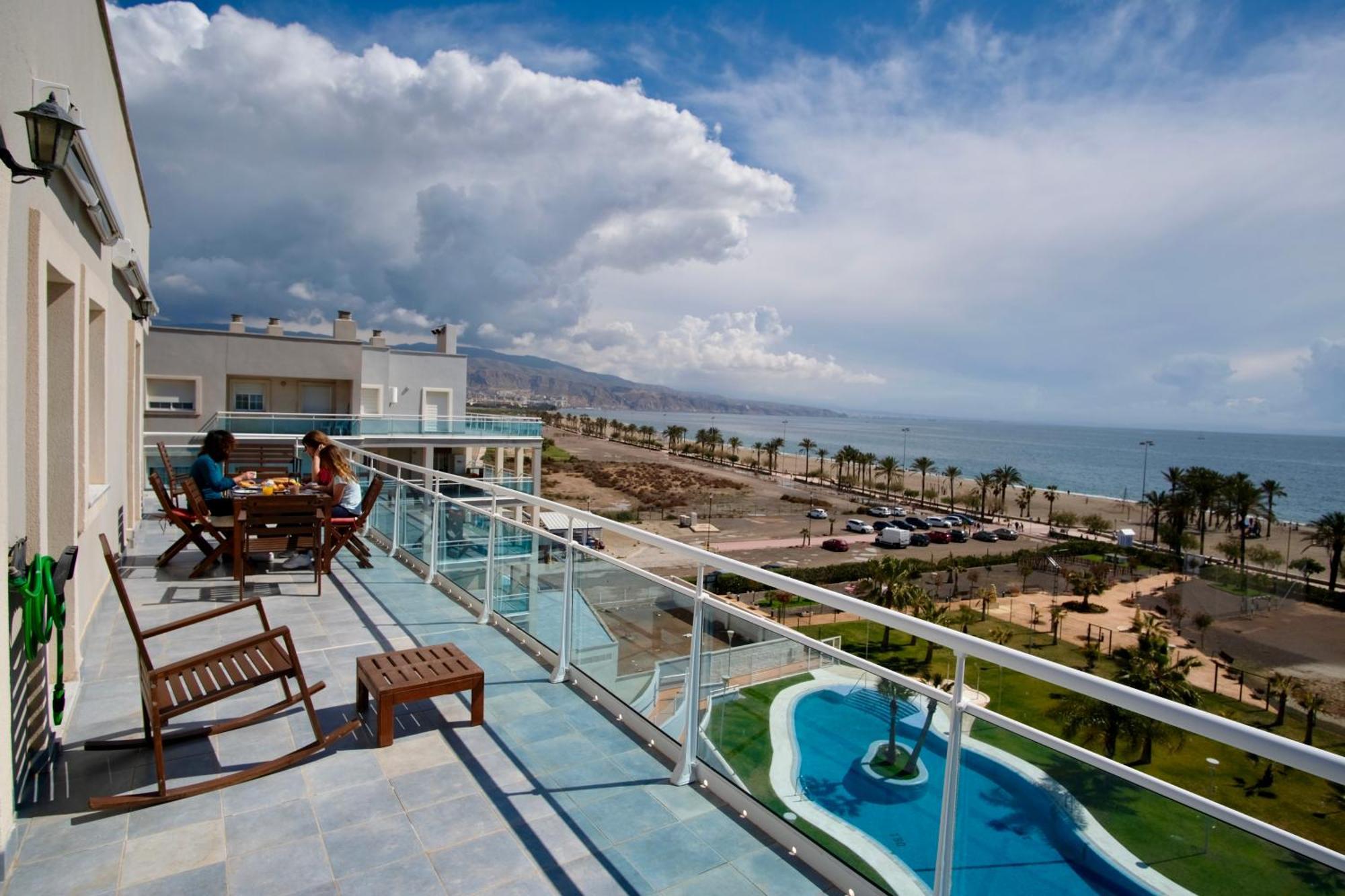 Seafront Penthouse Almeria Roquetas de Mar Zewnętrze zdjęcie