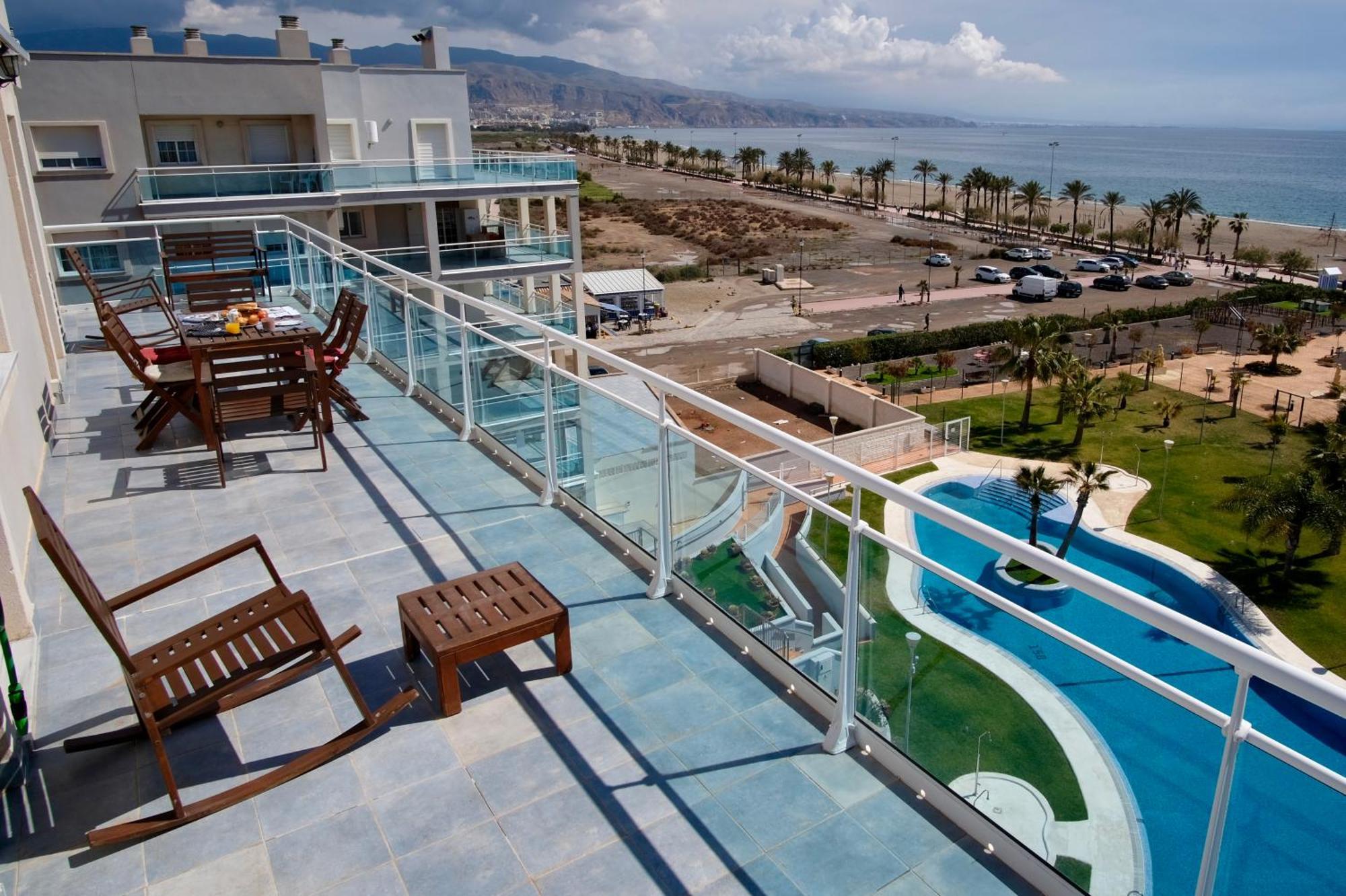 Seafront Penthouse Almeria Roquetas de Mar Zewnętrze zdjęcie